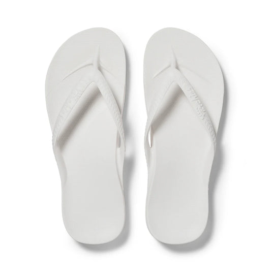 Archies Flip Flops - White