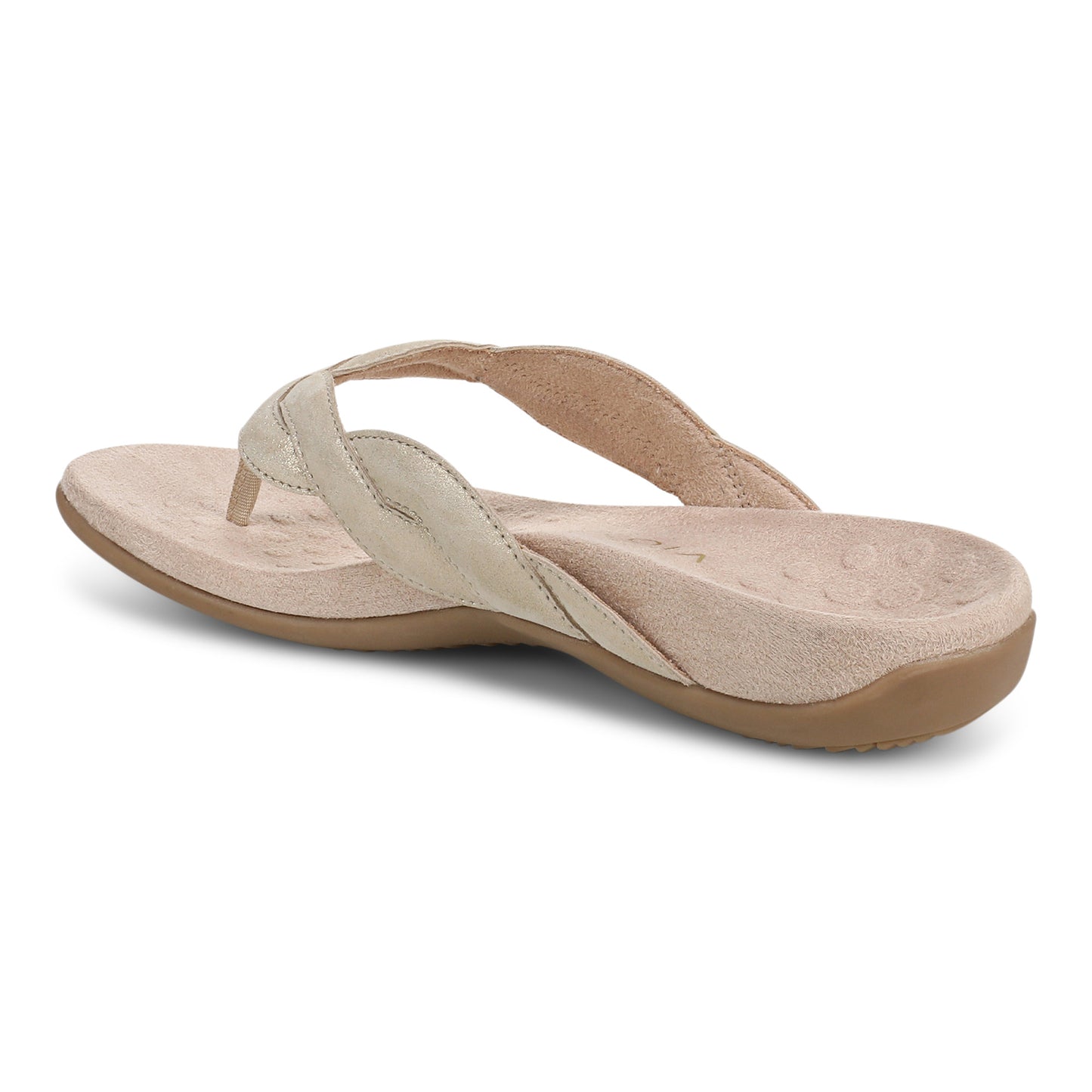 Bella Braid Toe Post Sandal Gold