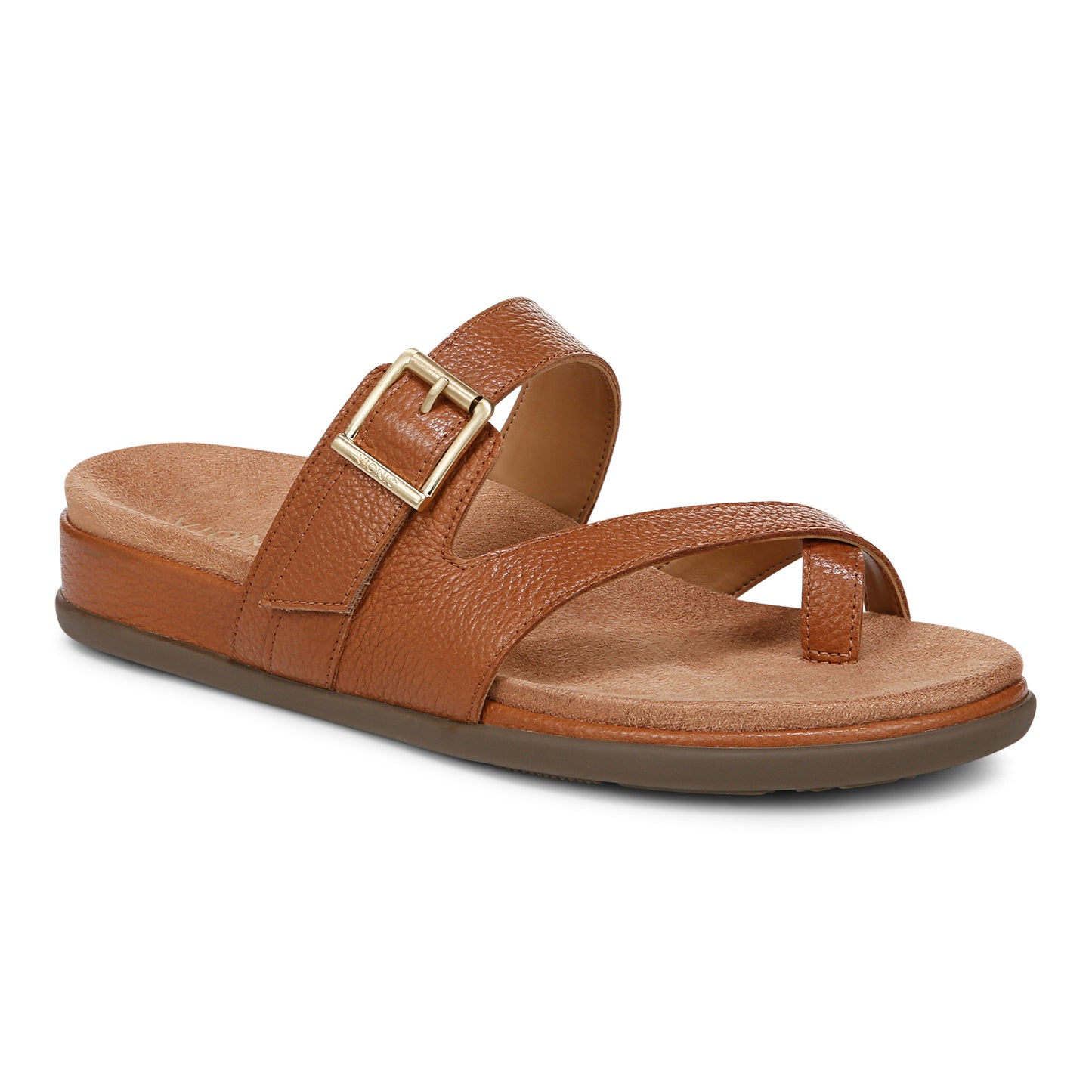 Carmela Strappy Slide Sandal - Tan