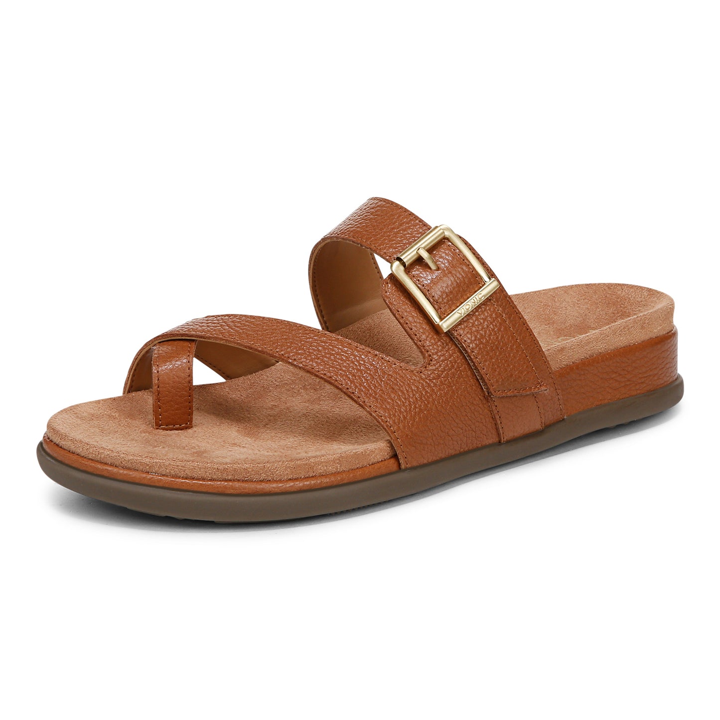 Carmela Strappy Slide Sandal - Tan