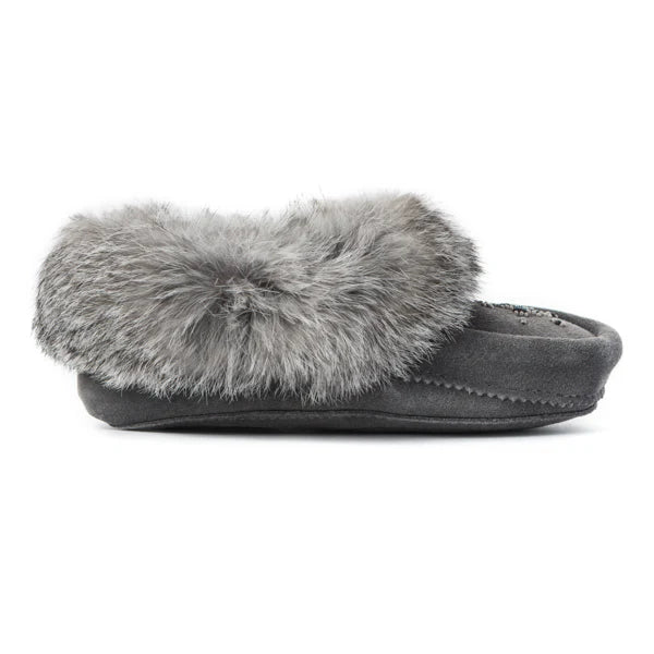 Kids Mini Moccasins - Charcoal