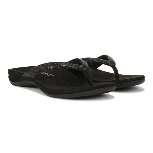 Dillon Shine Sandal WIDE - Black