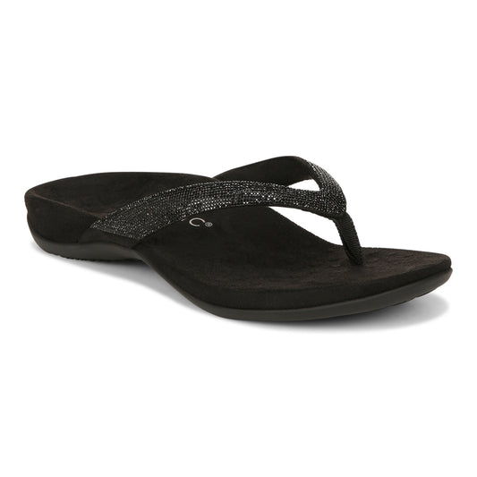 Dillon Shine Sandal - Black