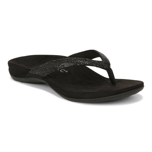 Dillon Shine Sandal WIDE - Black