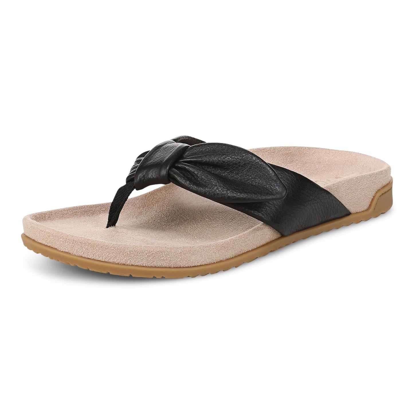 Eva Toe Post Sandal - Black