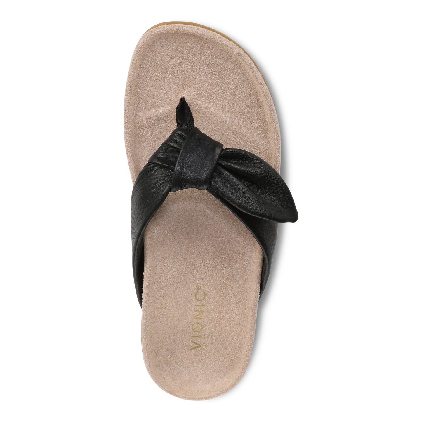 Eva Toe Post Sandal - Black