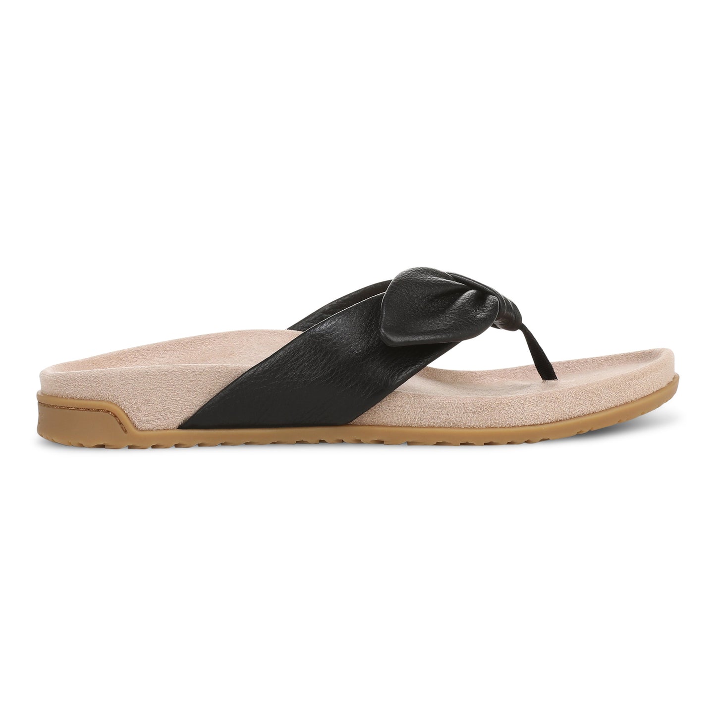 Eva Toe Post Sandal - Black