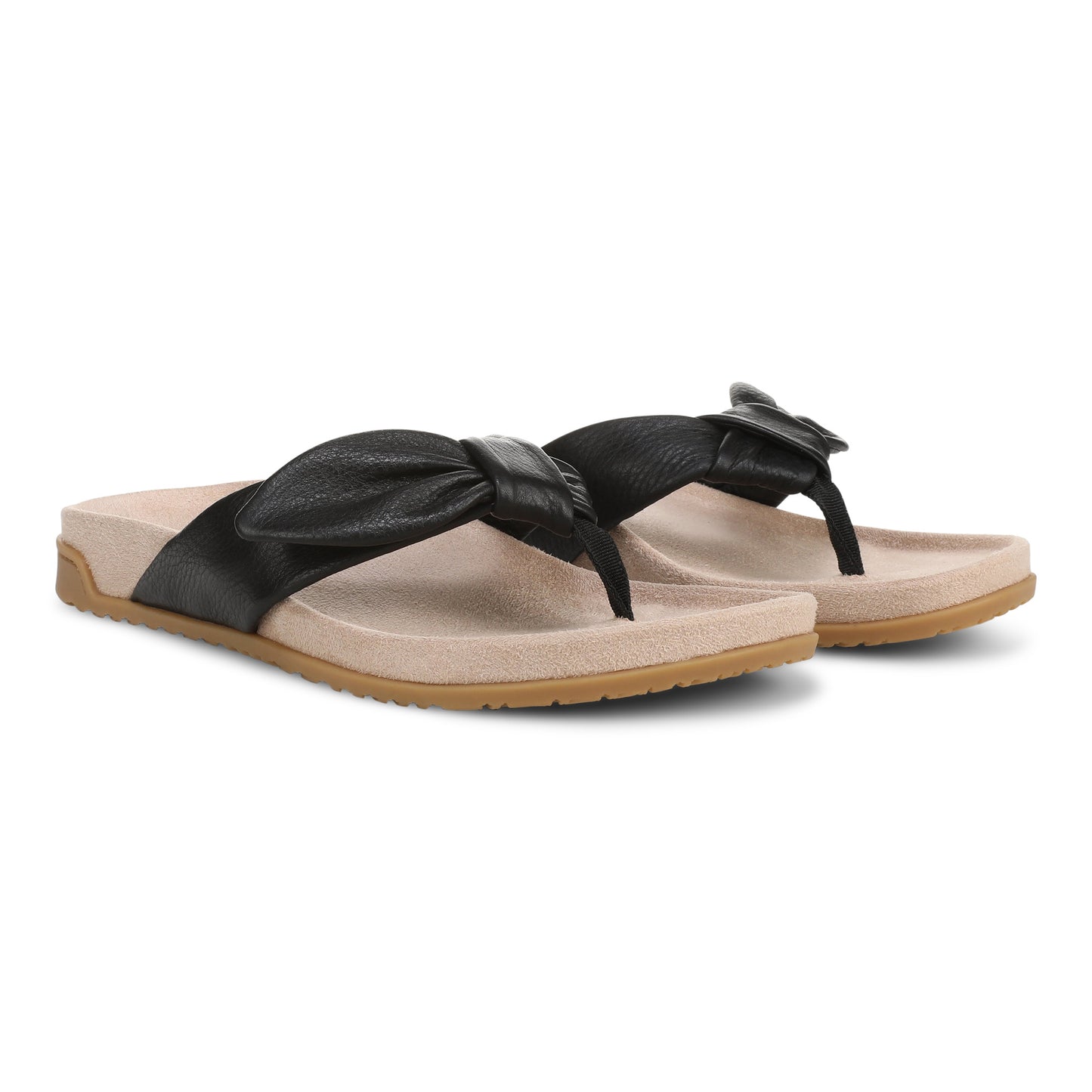 Eva Toe Post Sandal - Black