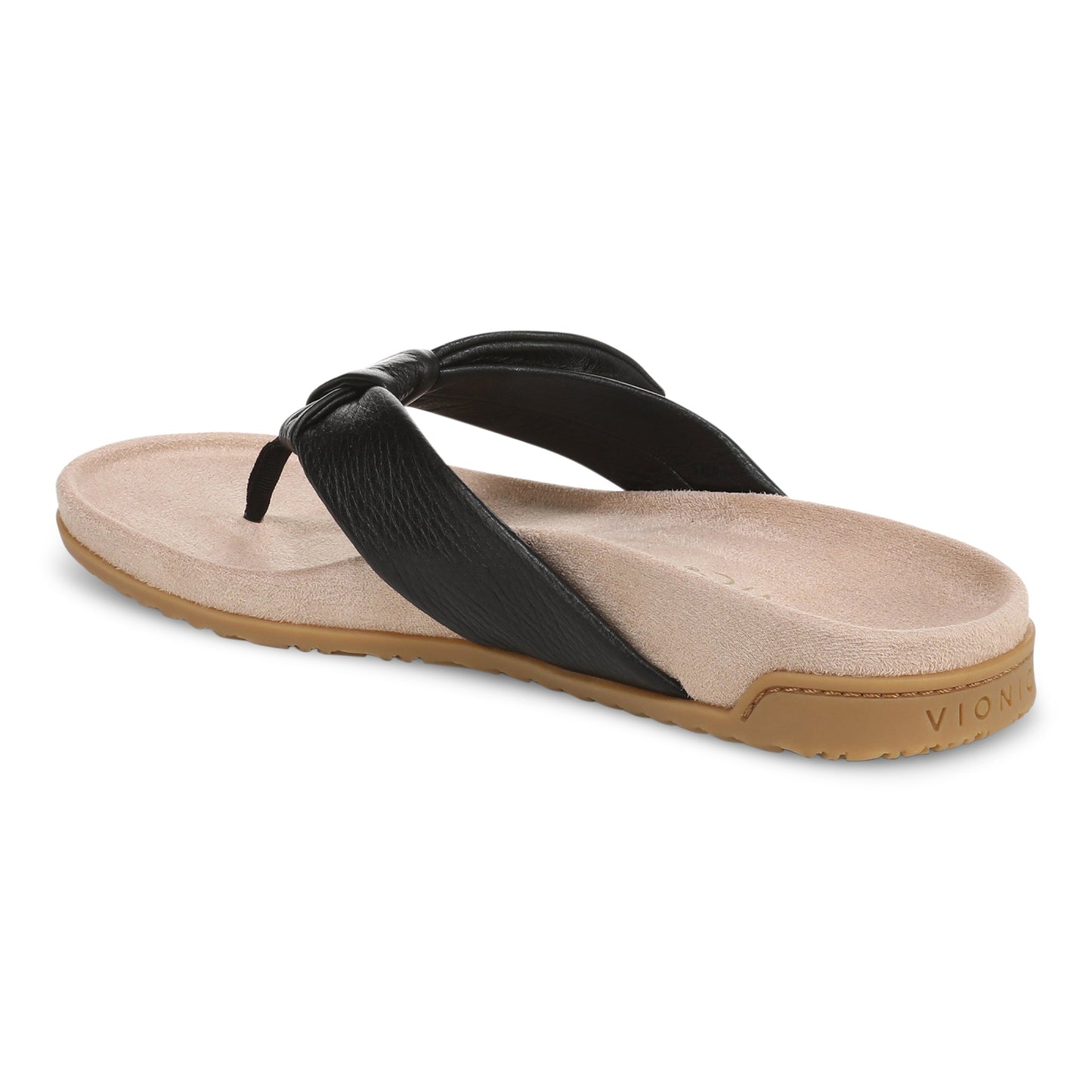 Eva Toe Post Sandal - Black
