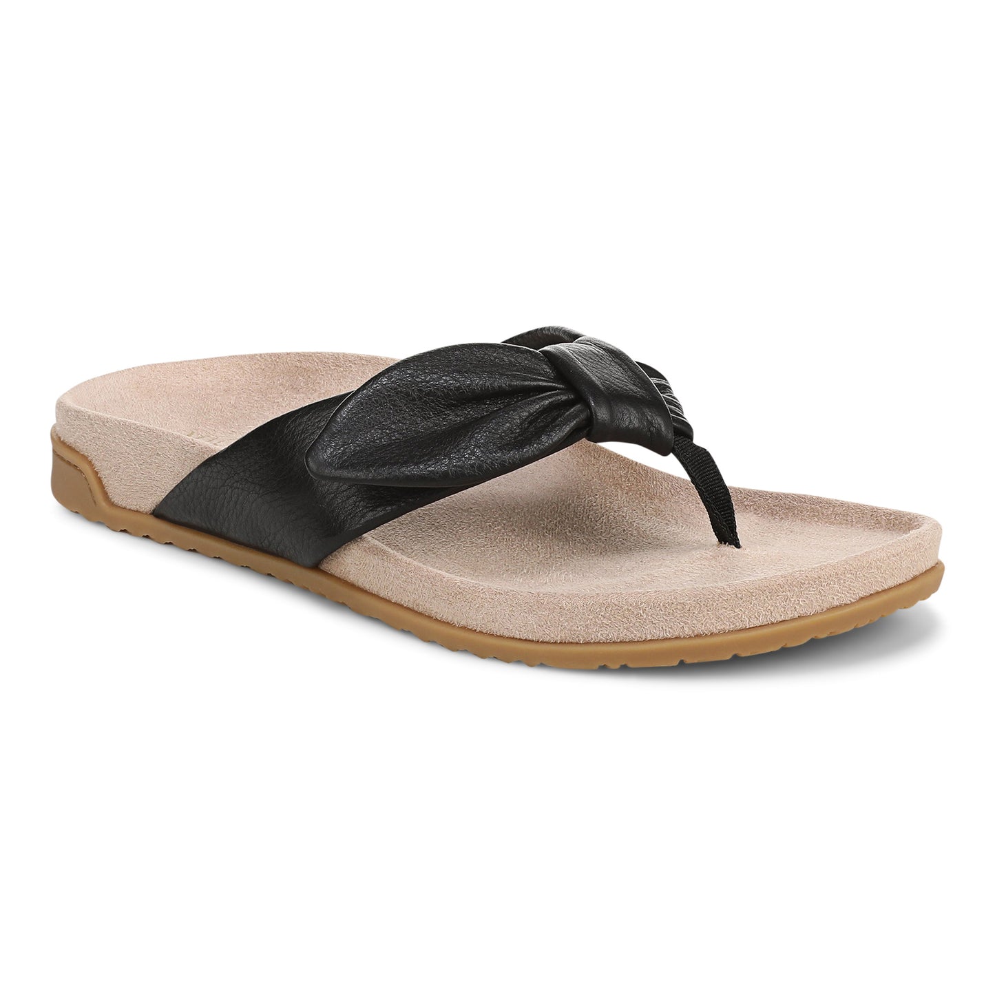 Eva Toe Post Sandal - Black