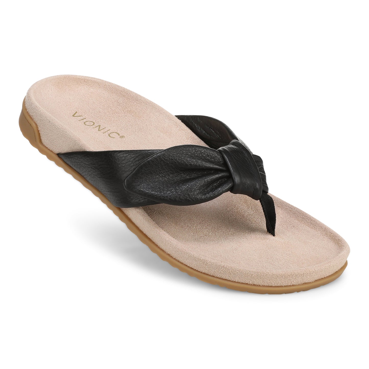 Eva Toe Post Sandal - Black