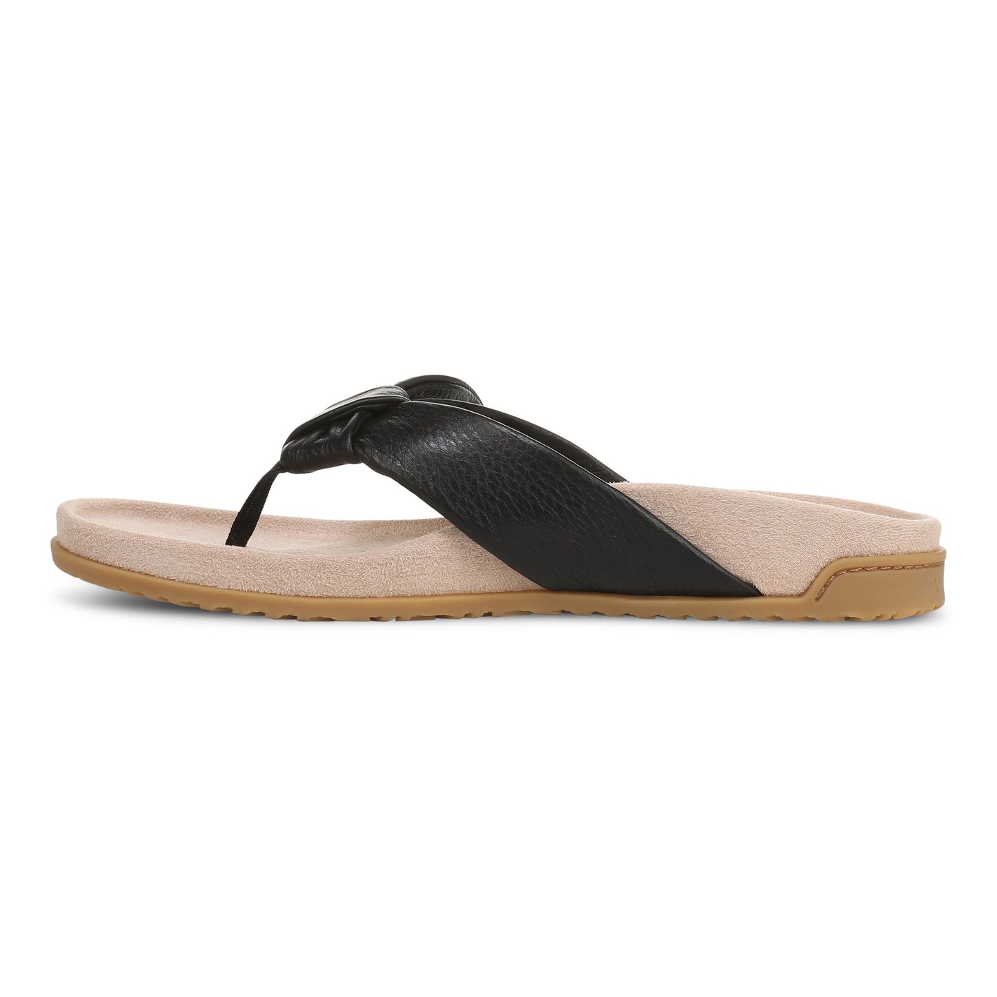 Eva Toe Post Sandal - Black