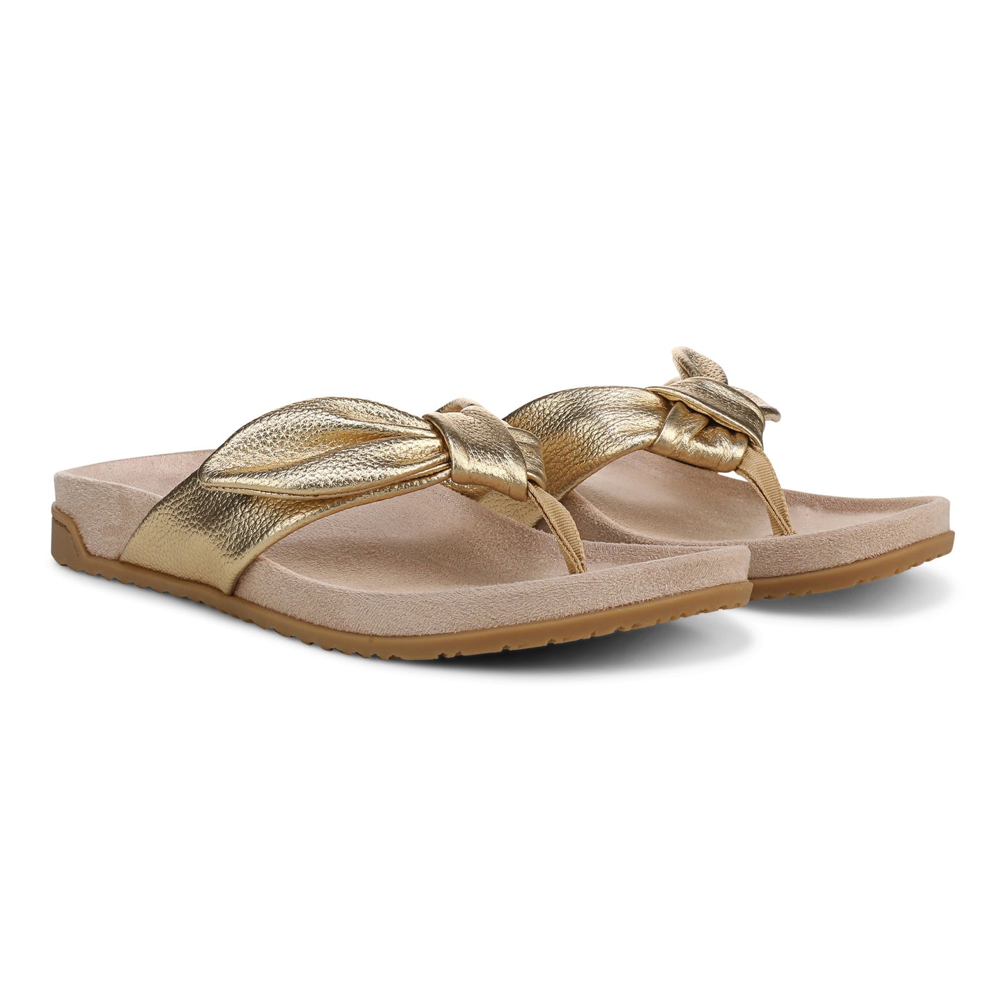 Eva Toe Post Sandal - Gold