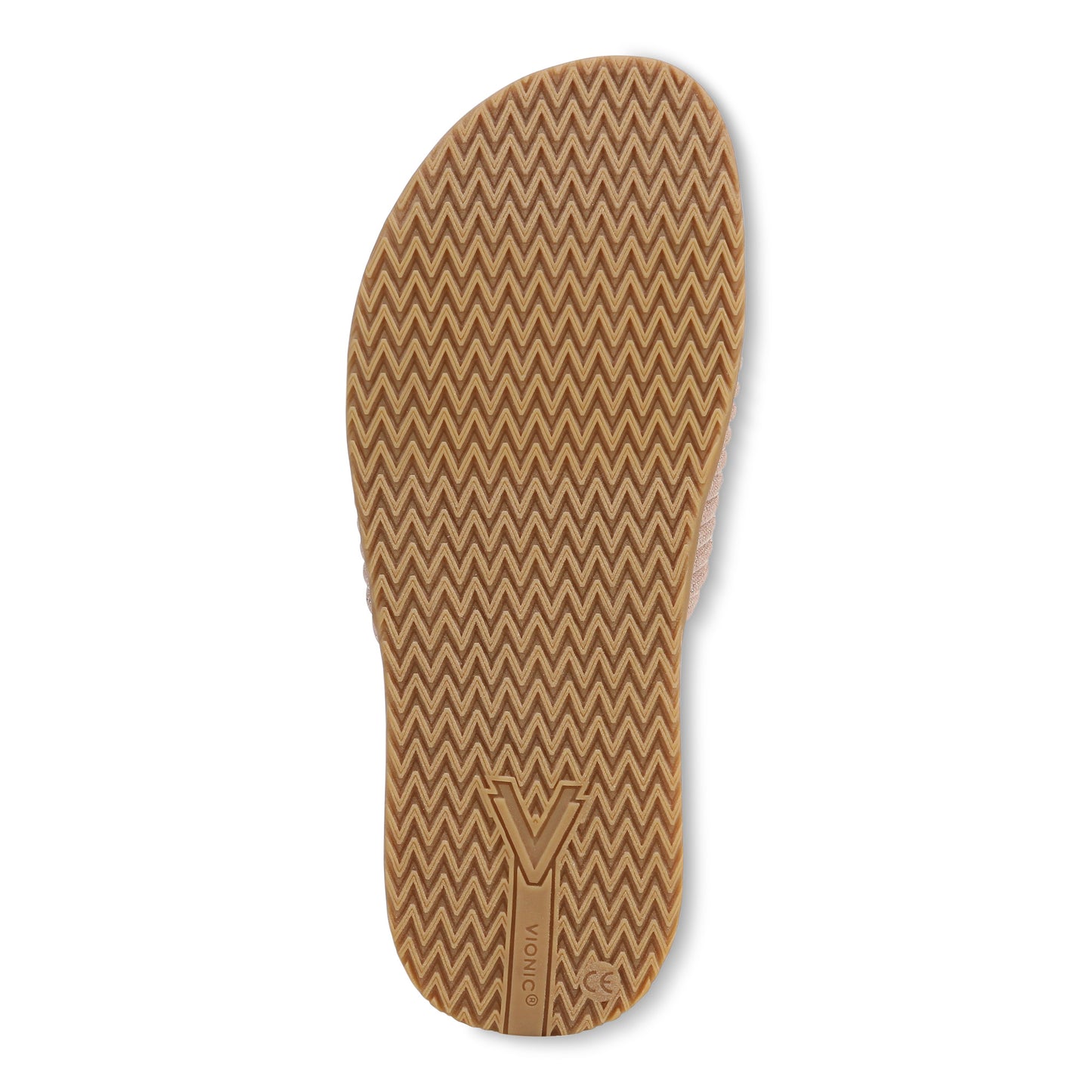Evie Knit Slide Sandal - Rugby Tan/Gold