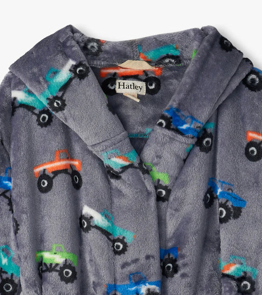 Monster Trucks Fuzzy Fleece Children's Robe