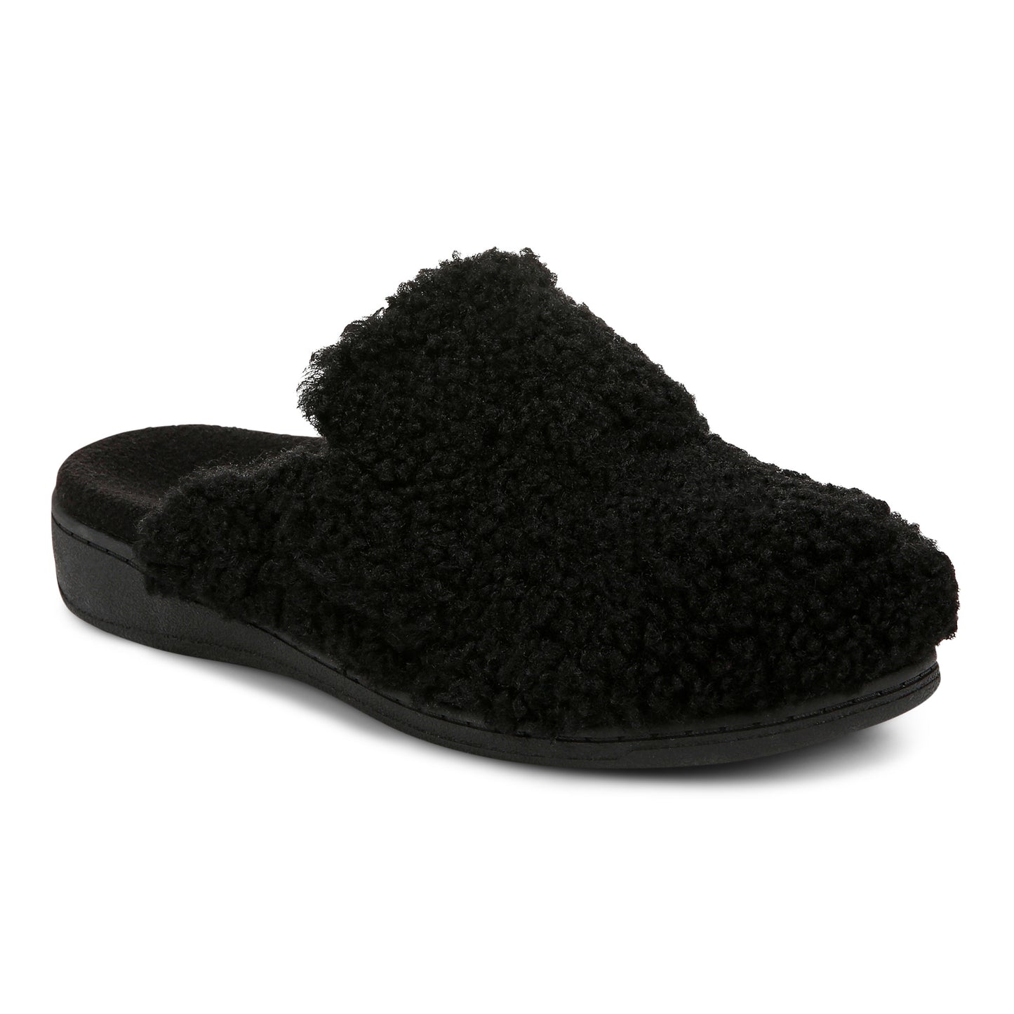 Gemma II Shearling Slipper - Black