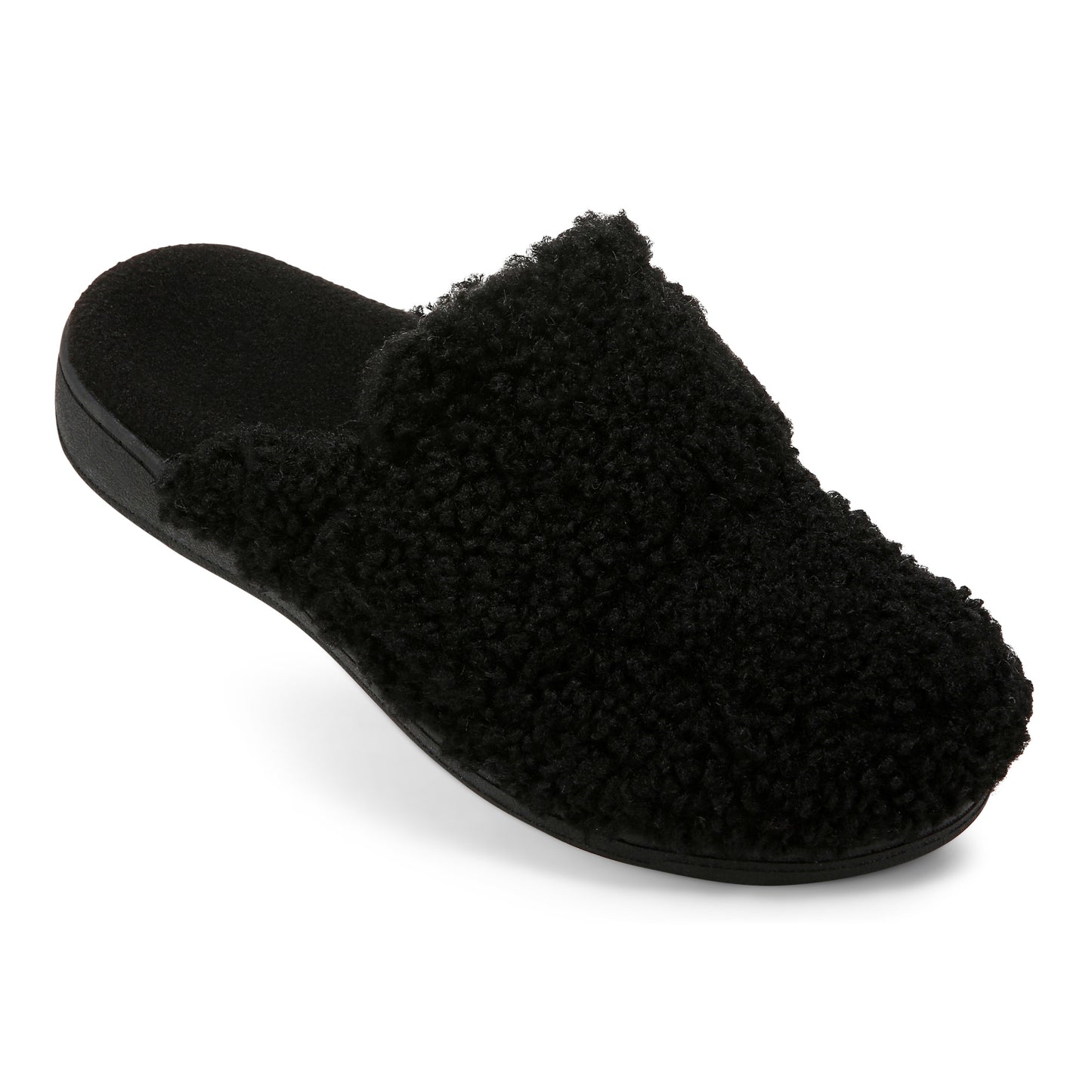Gemma II Shearling Slipper - Black