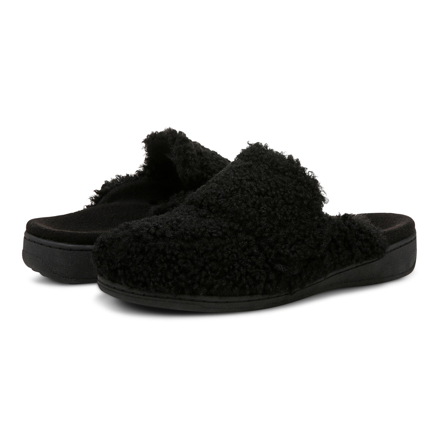 Gemma II Shearling Slipper - Black