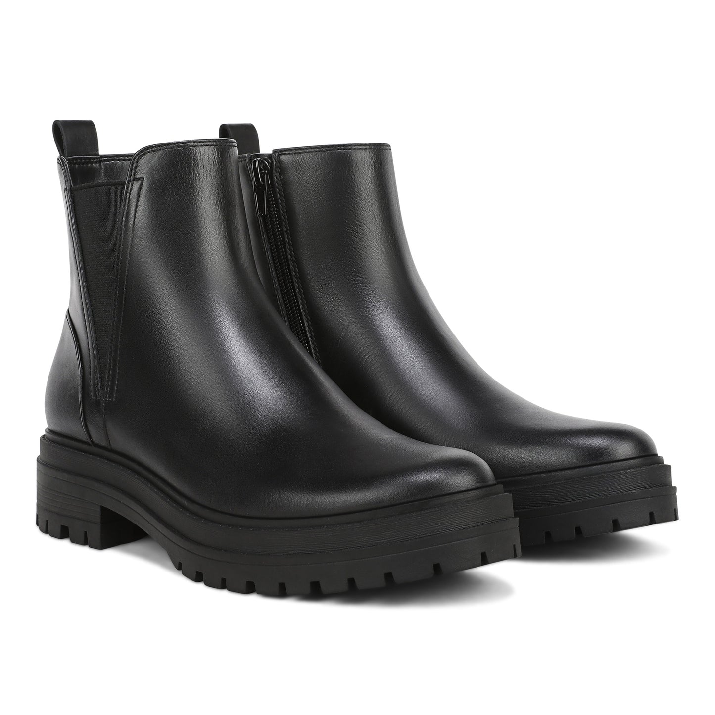 Georgina Bootie - Black Leather