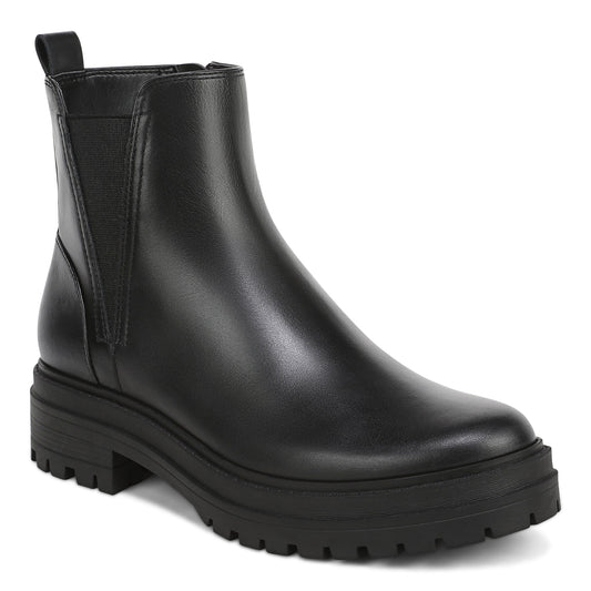 Georgina Bootie - Black Leather