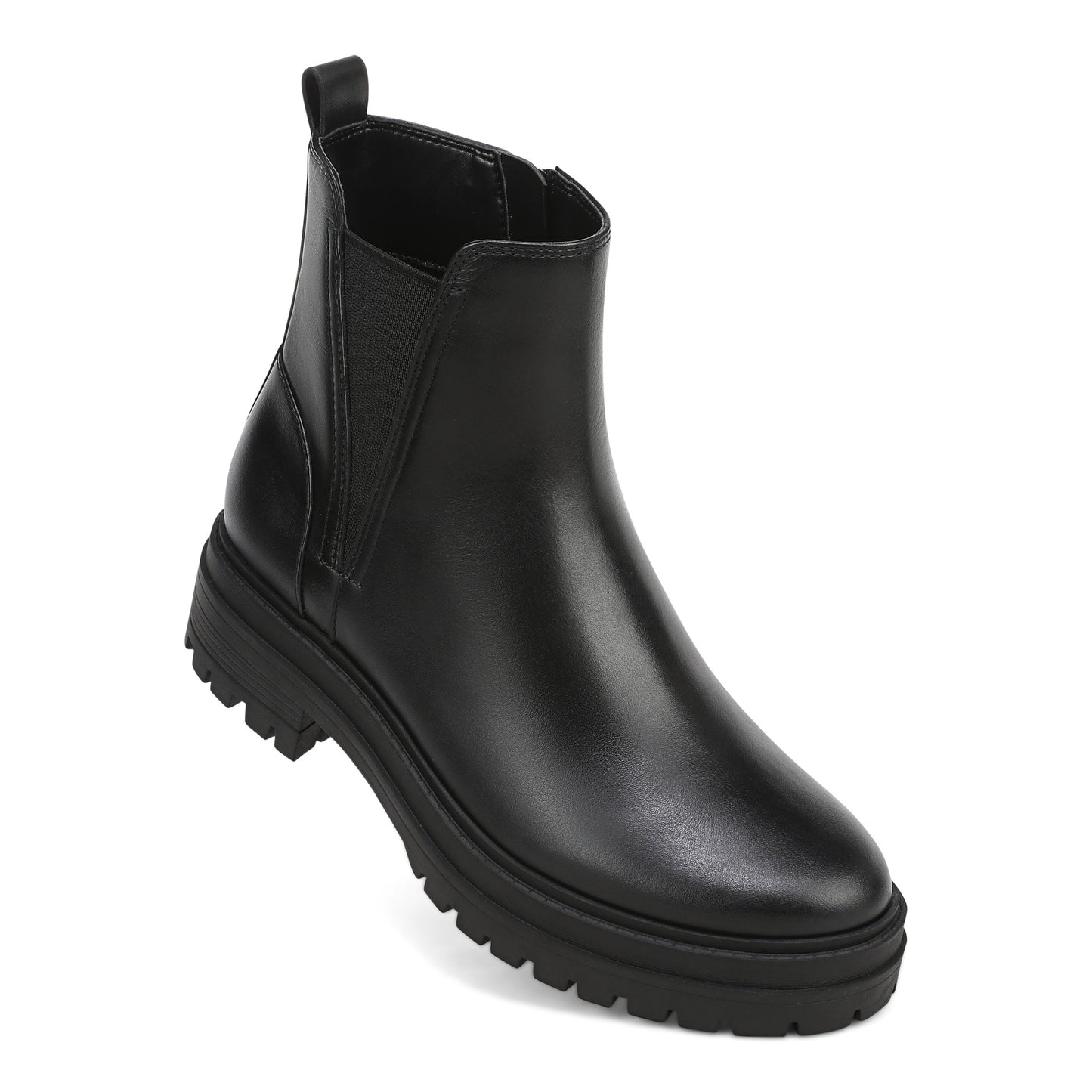Georgina Bootie - Black Leather