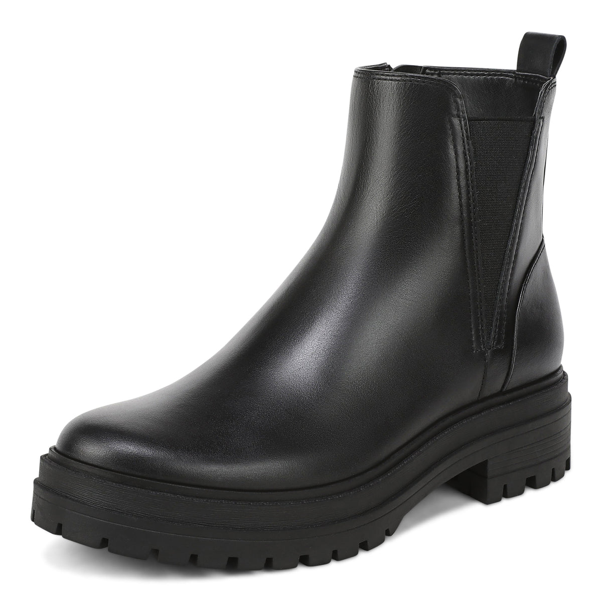 Georgina Bootie - Black Leather