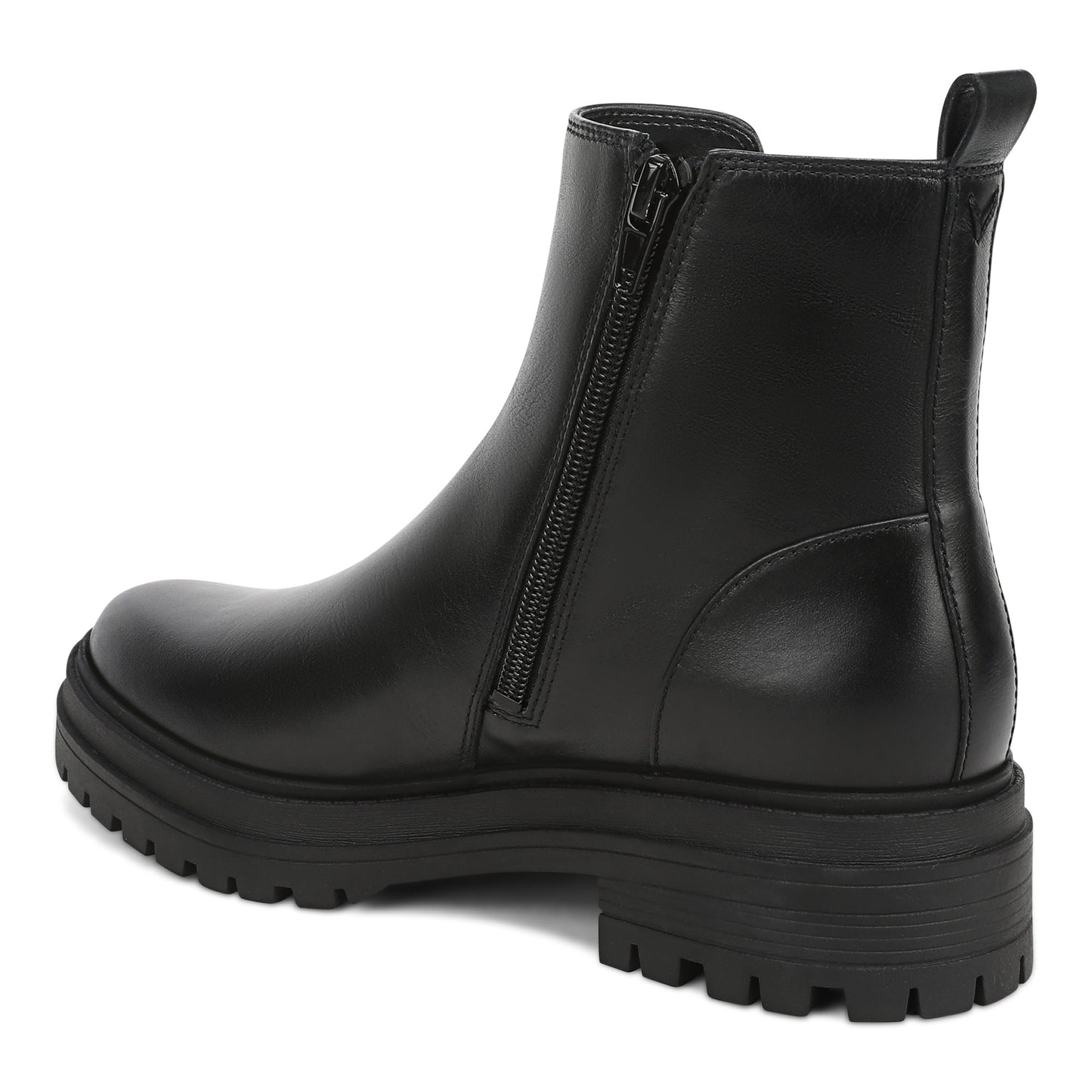 Georgina Bootie - Black Leather