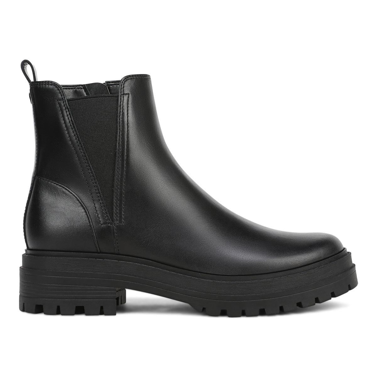 Georgina Bootie - Black Leather