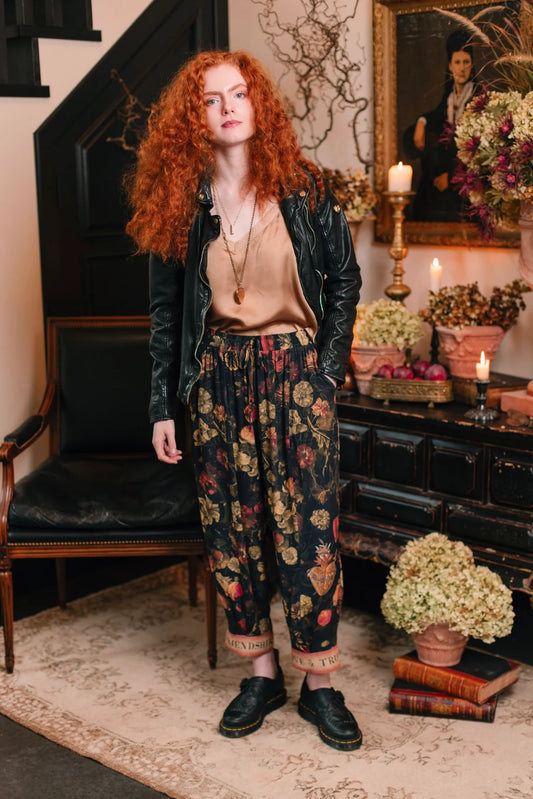 Heart of Gold Poet Pants