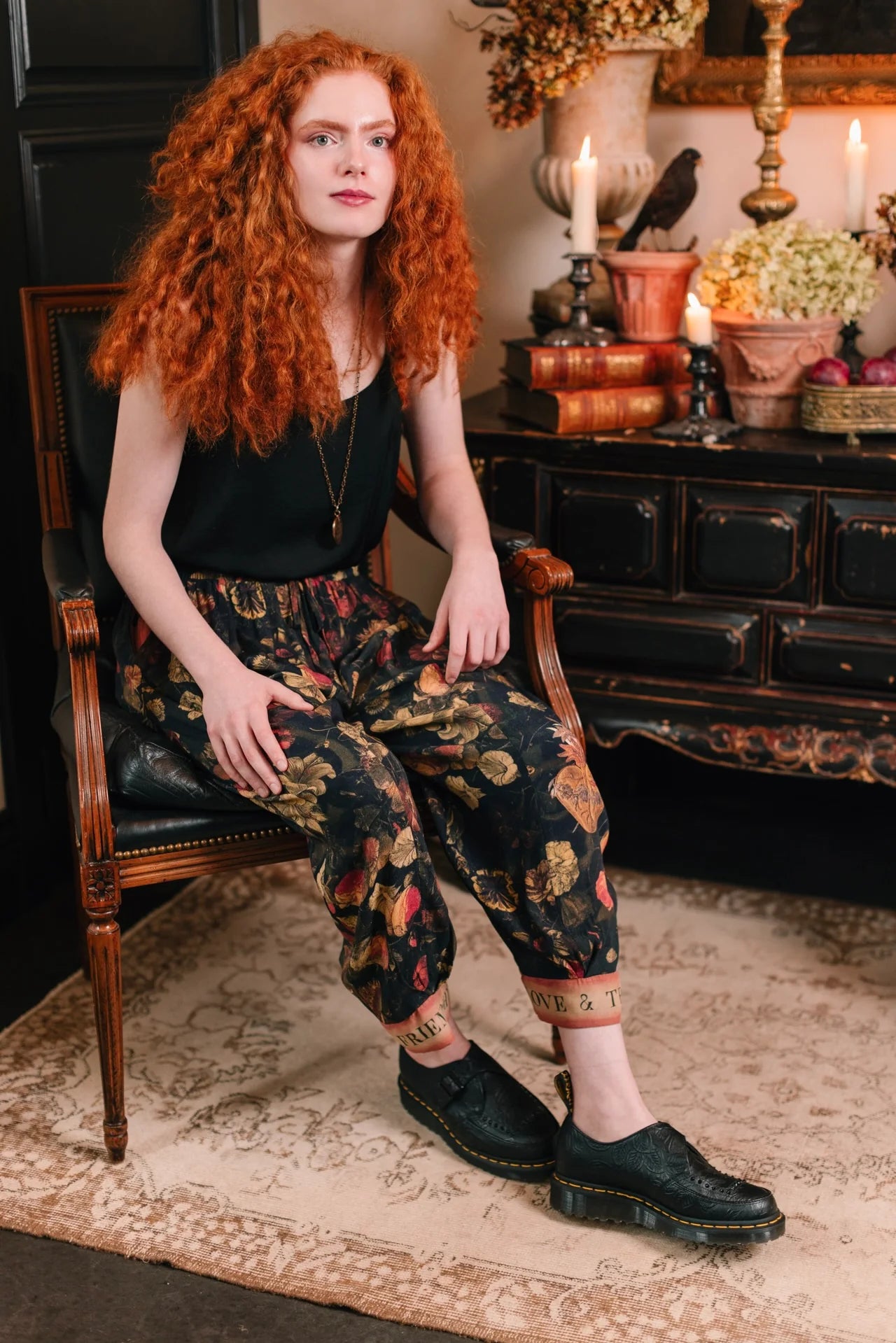 Heart of Gold Poet Pants