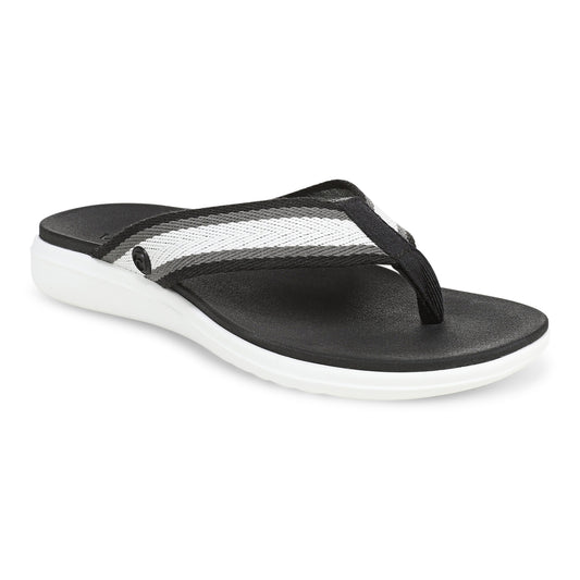Indigo Toe Post Sandal - Black Multi