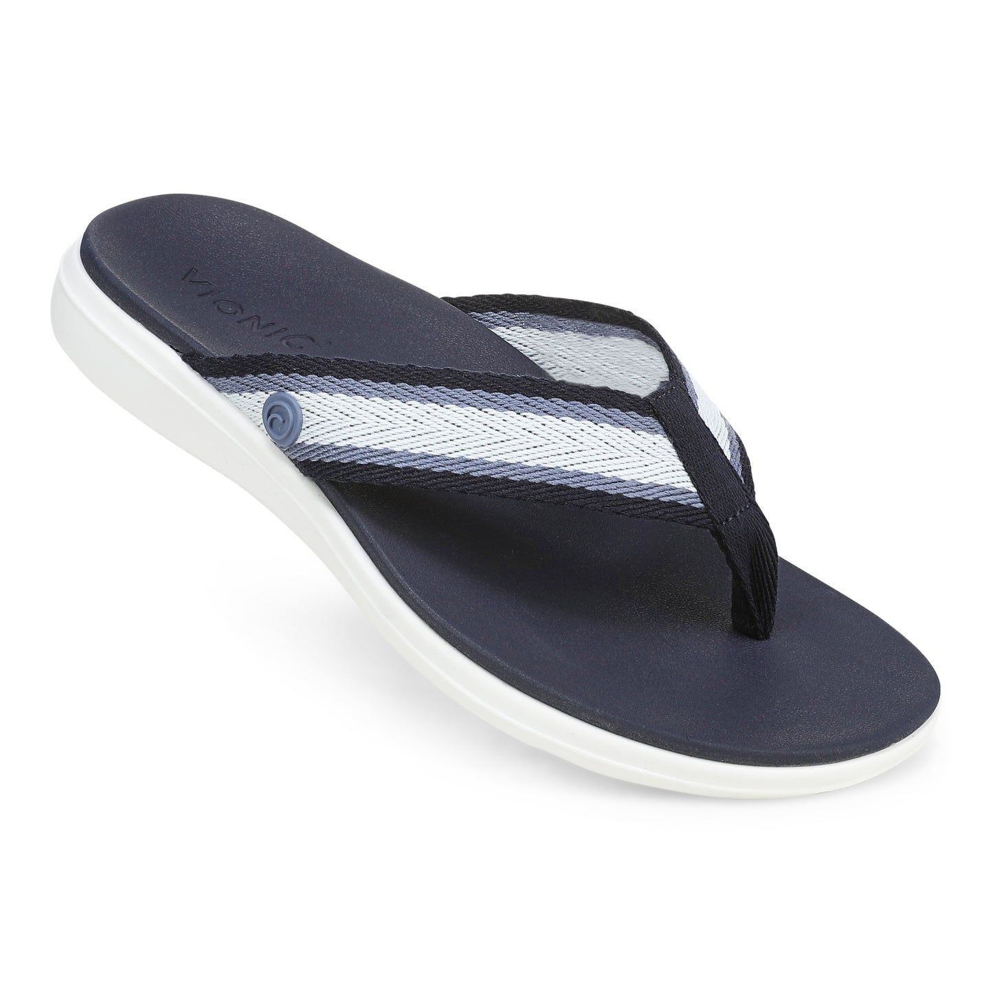 Indigo Toe Post Sandal - Navy Blazer Multi