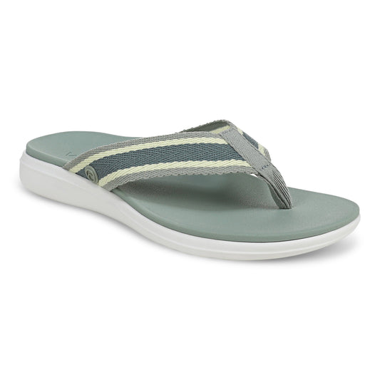 Indigo Toe Post Sandal - Iceberg Green