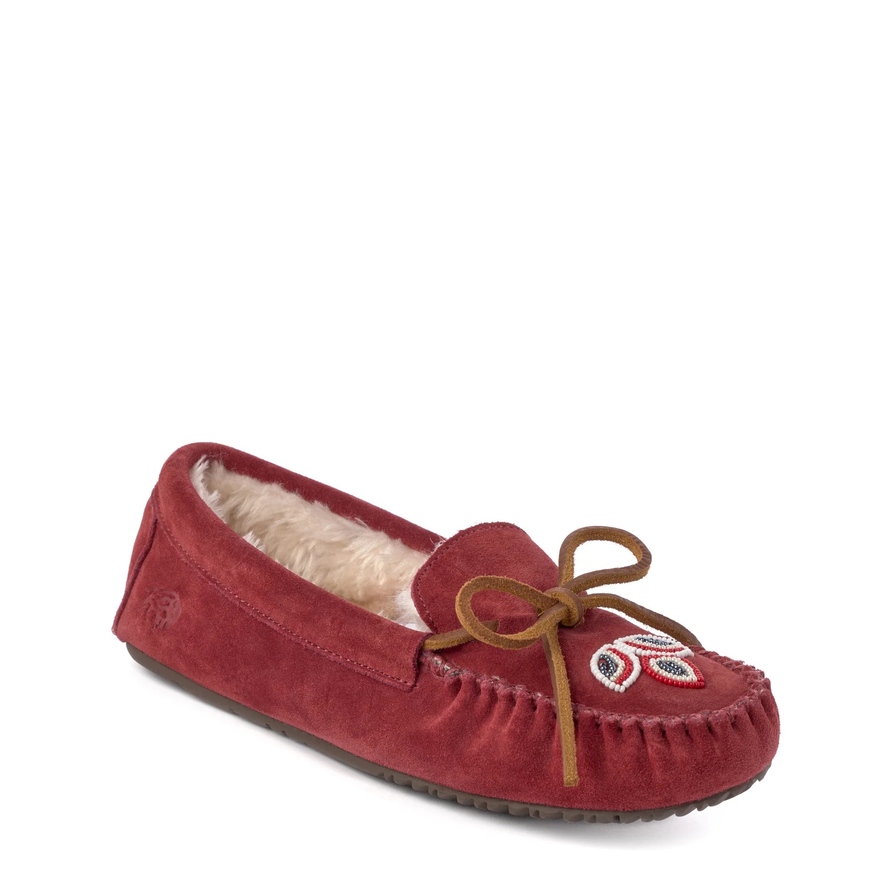 Cozy Kayak Fleece Lined Moccasin - Syrah