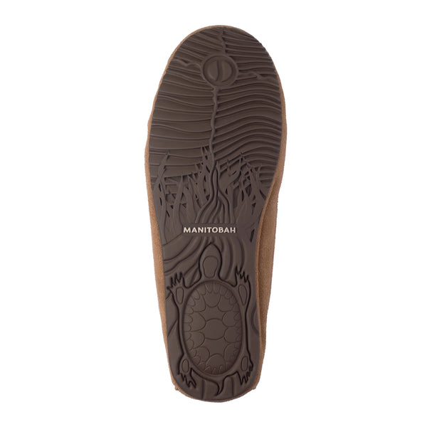 Cozy Kayak Fleece Lined Moccasin - Oak