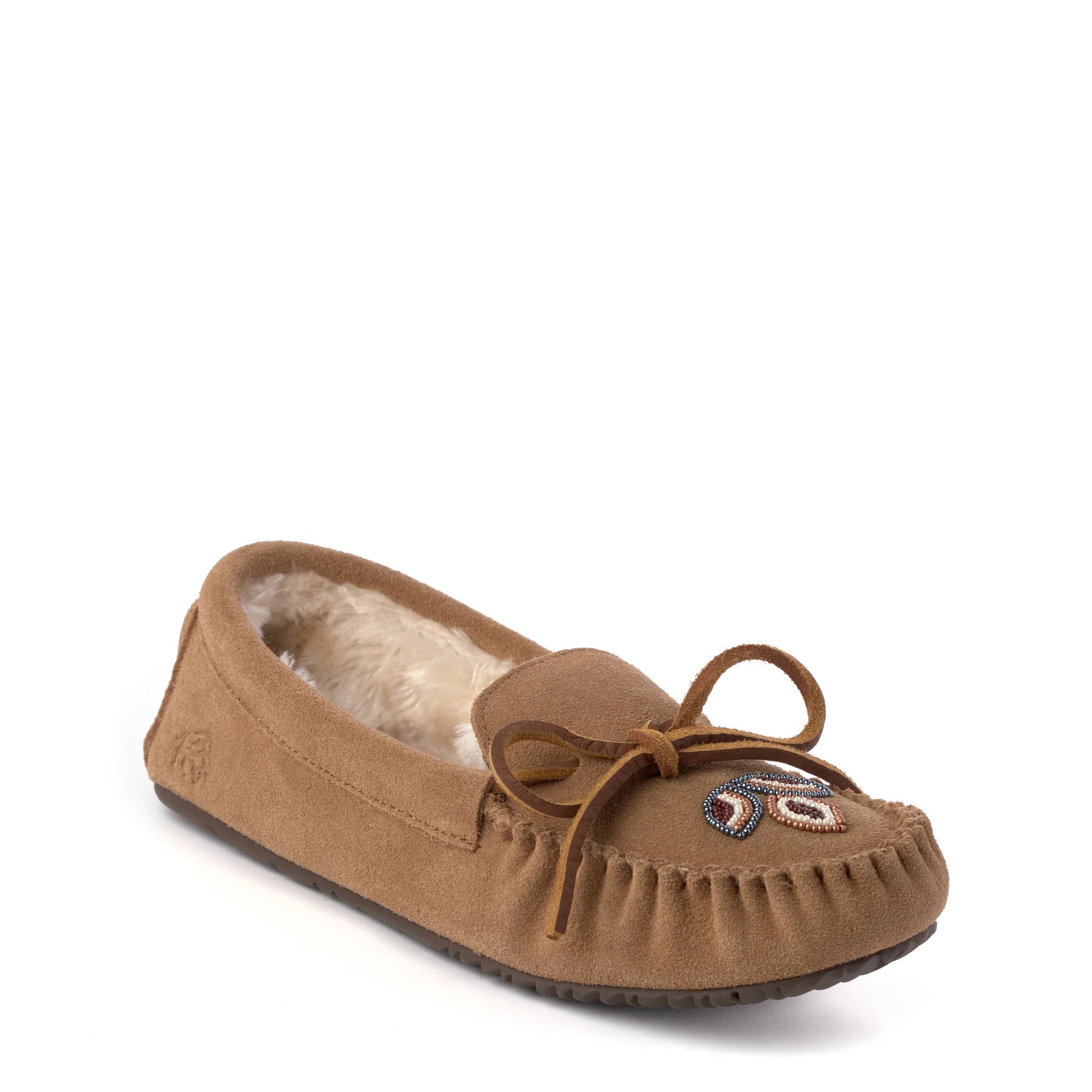 Cozy Kayak Fleece Lined Moccasin - Oak