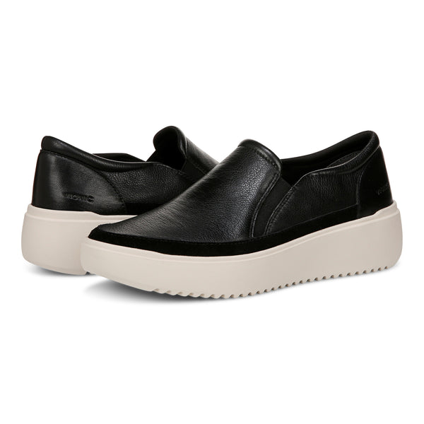 Kearny Platform Slip-On Sneaker - Black