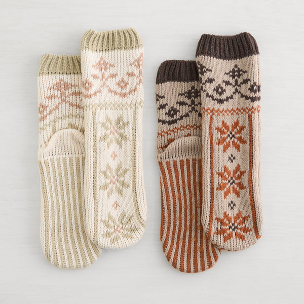 Snowfall Slipper Socks Medium Beige