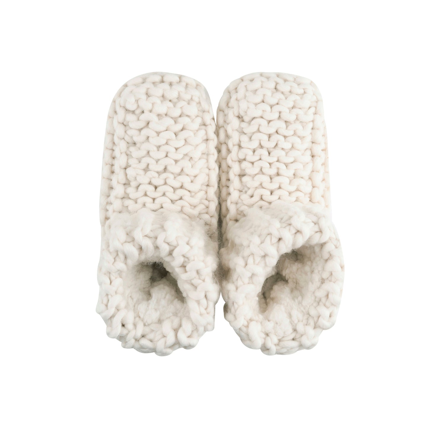 Cabin Cuffed Cute Slipper Bootie - Ivory