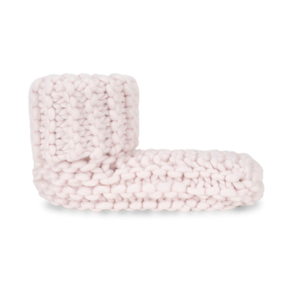 Cabin Cuffed Cute Slipper Bootie - Pink