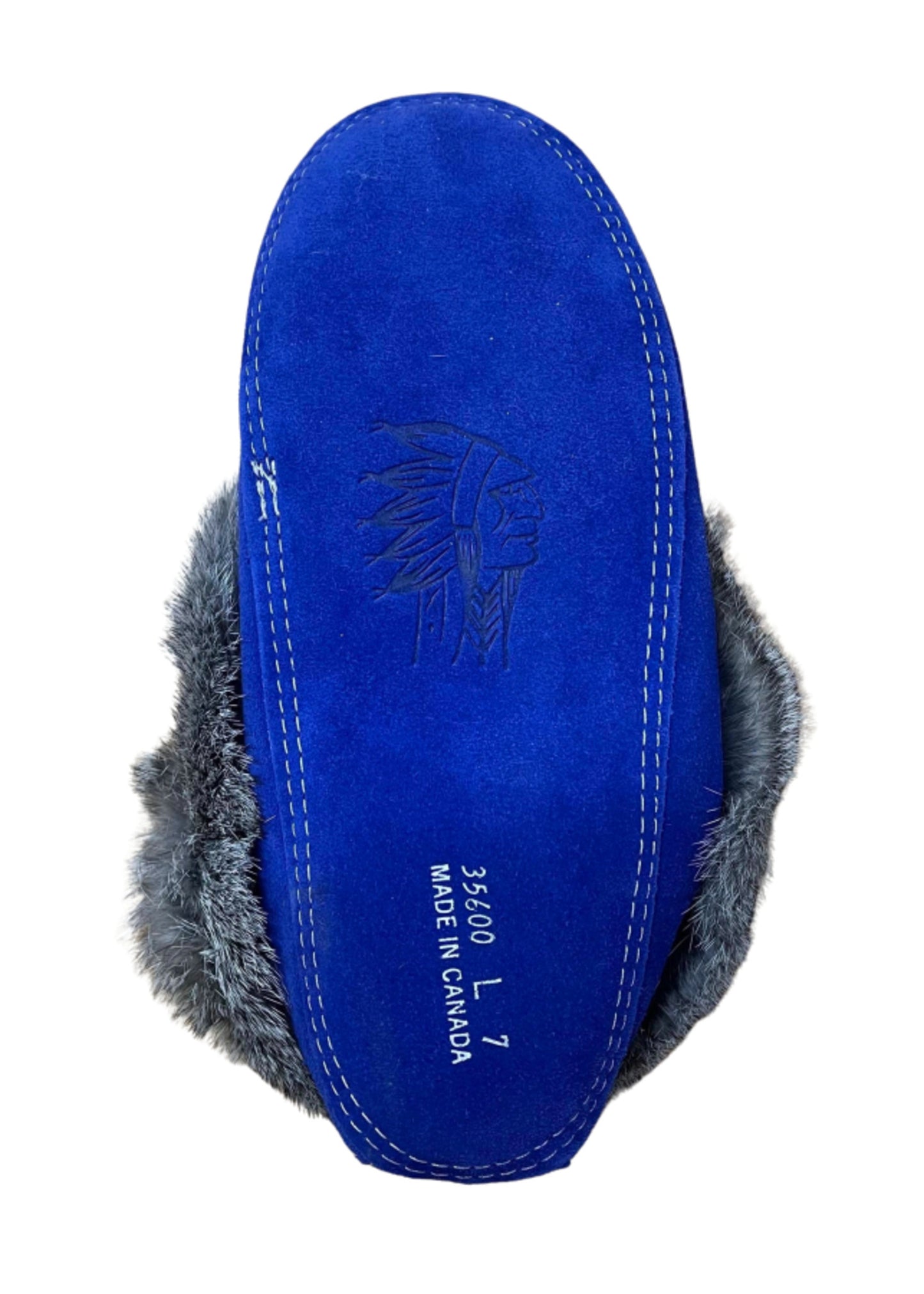 Ladies Moccasins - Royal Blue