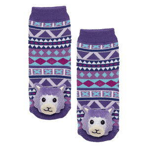 Baby Socks - Purple Llama