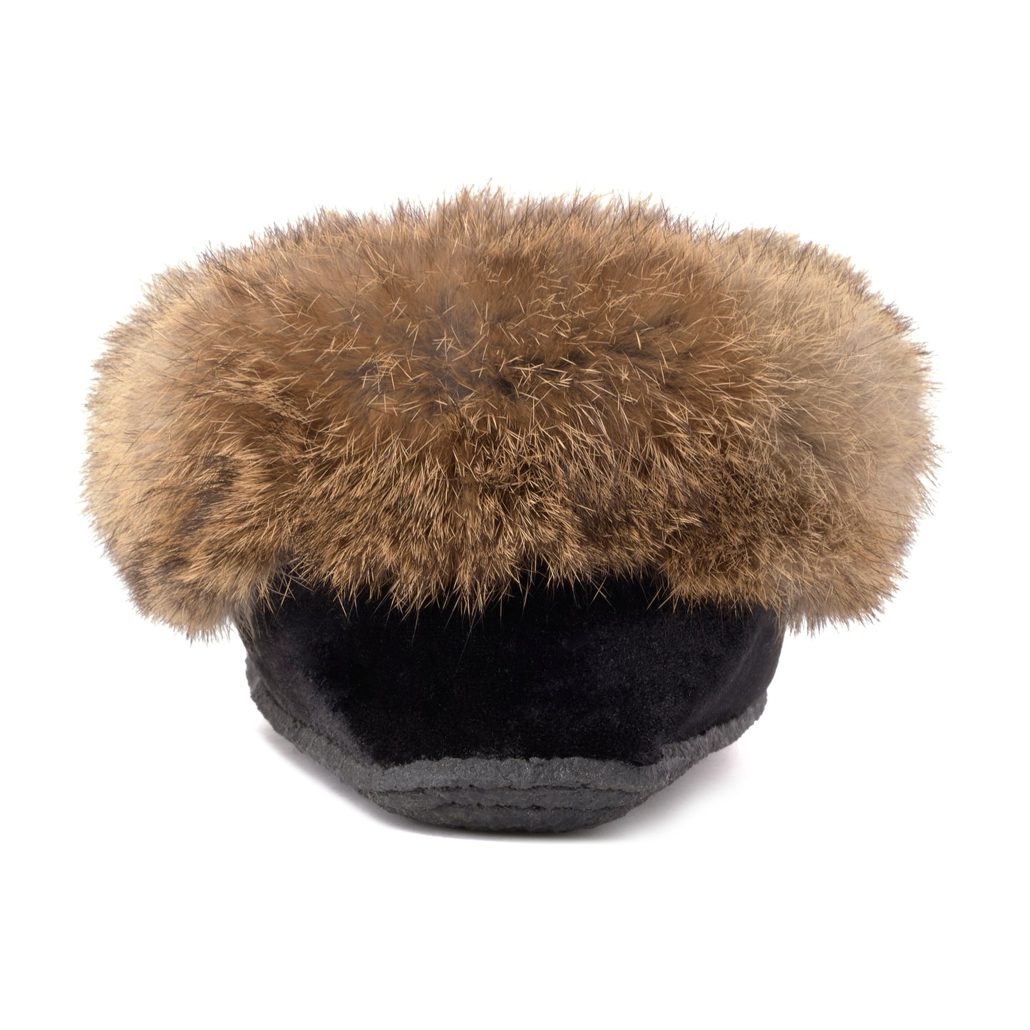 Velvet Tipi Moccasin - Black