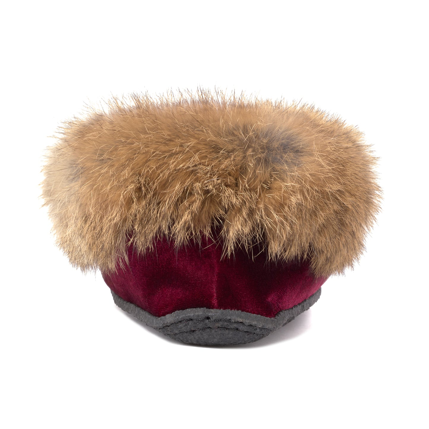 Velvet Tipi Moccasin - Red Dahlia