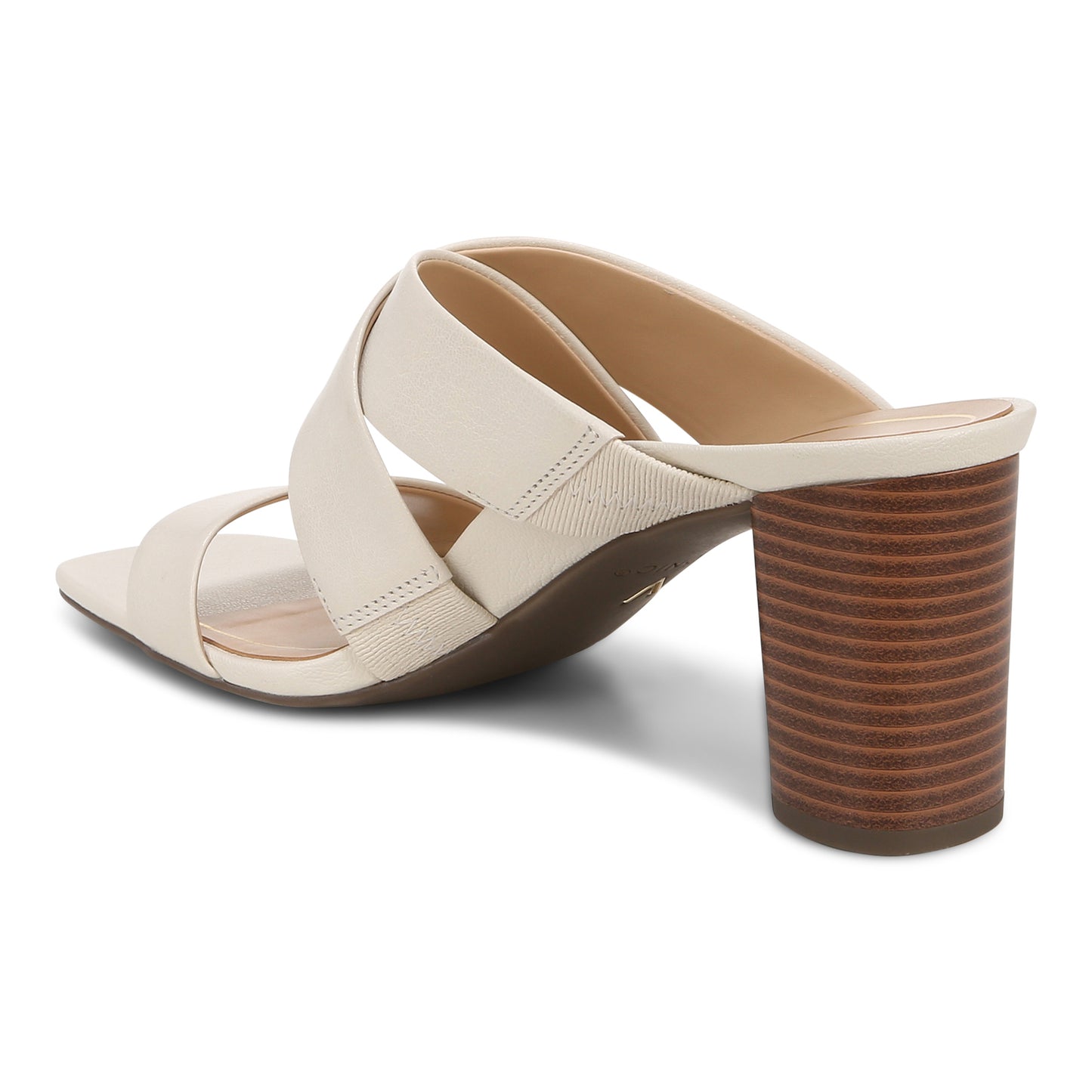 Merlot Heeled Sandal - Cream