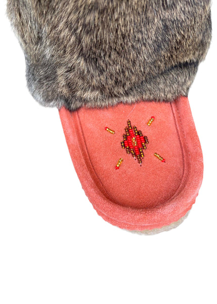 Mid Mukluks - Coral (Crepe Sole)