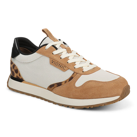 Monarch Sneaker - Ivory/Leopard