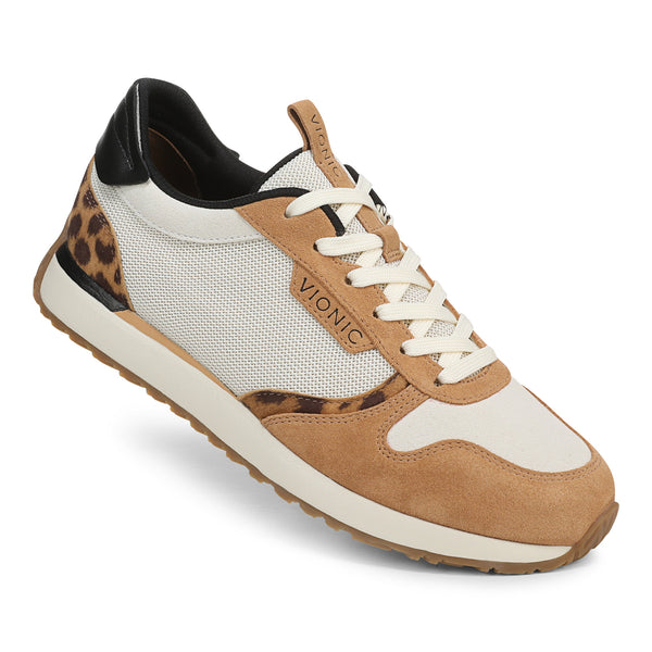 Monarch Sneaker - Ivory/Leopard