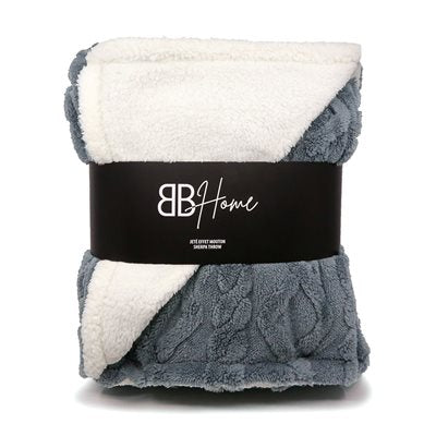 BB Sheepskin Effect Throw