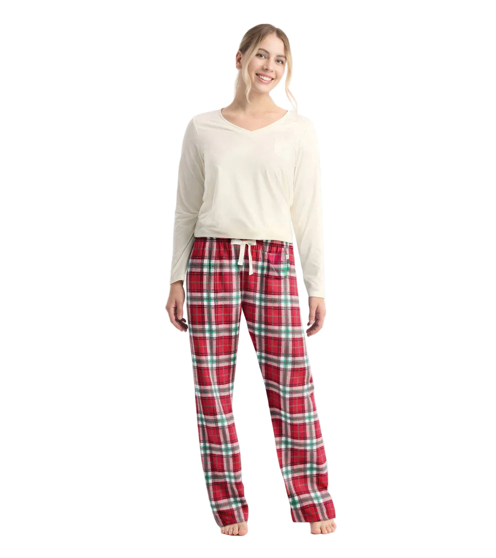 Holiday Plaid Women's PJ Pants